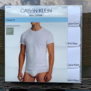 Calvin Klein 4 pack crew neck T-shirts Cotton